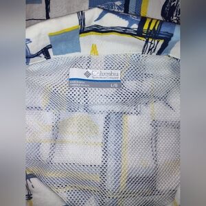 Columbia Blue and Yellow Graphic Shirt
